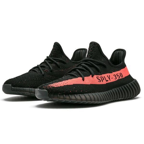 adidas Yeezy Boost 350 V2 Core Black Red Stripe