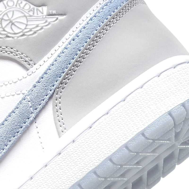 Nike Air Jordan 1 Mid Grey Wolf Blue (W)