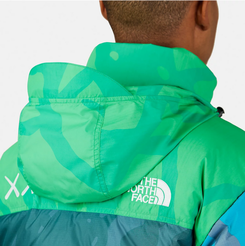 KAWS x The North Face Retro 1996 Nupste Jacket Safety Green