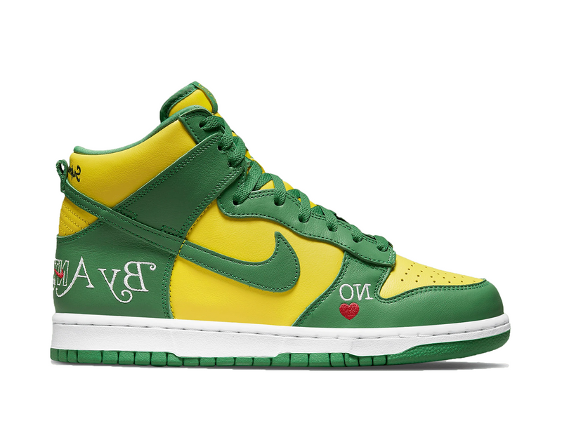 Nike SB Dunk High x Supreme By Any Means Brazil