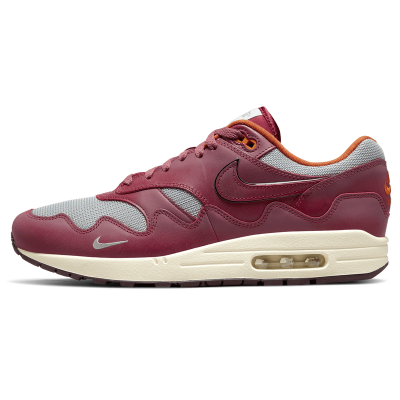 Nike x Patta Air Max 1 Waves Rush Maroon SteppedInUk