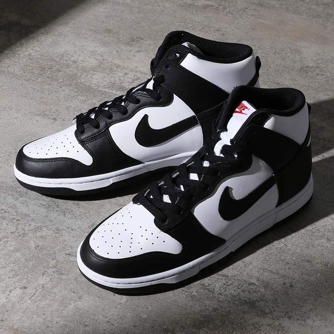 nike dunk high black and white 2021