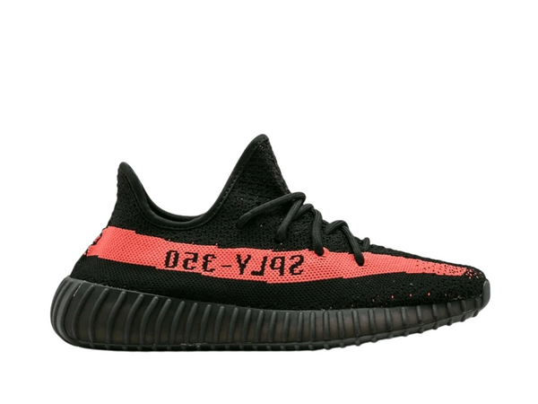 adidas Yeezy Boost 350 V2 Core Black Red Stripe